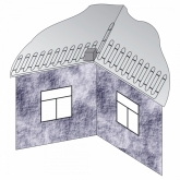 Система для обогрева крыш и водостоков (25 Вт п/м).